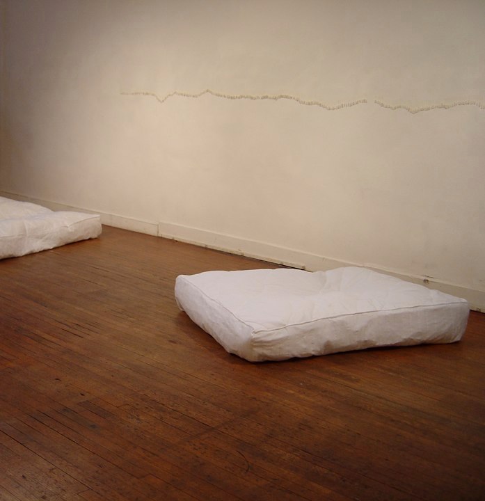 the shape of loss (installation view)